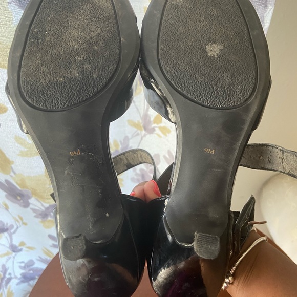 Black Heel Sandals - Picture 6 of 9